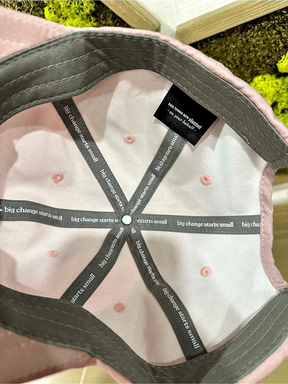 tentree Baseball Cap – Dusty Pink - Picture 5 of 5